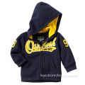 Boy's Zip Hoodies, French Terry 220g with Embroidery at Chest